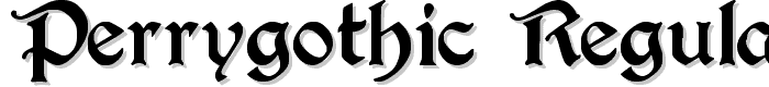 PerryGothic Regular font